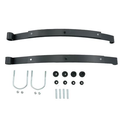 Golf Cart 2-Leaf Rear Leaf Springs Set With Bushing Kit Fit For EZGO RXV 2008-ON