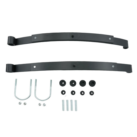 Golf Cart 2-Leaf Rear Leaf Springs Set With Bushing Kit Fit For EZGO RXV 2008-ON