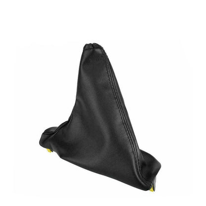 Black Leather Handbrake Cover + T Bar Handle Boot Cover Fit For Ford FPV Falcon FG FGX A/T 2008-2018 BG2A837A1S 8R2Z7210AA