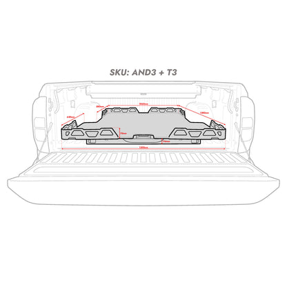 HSP Load Slide Suits Dual Cab Triton MV 2024+