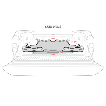 HSP Load Slide Suits Dual Cab Hilux Revo 2026+ (Suits SR + SR5)