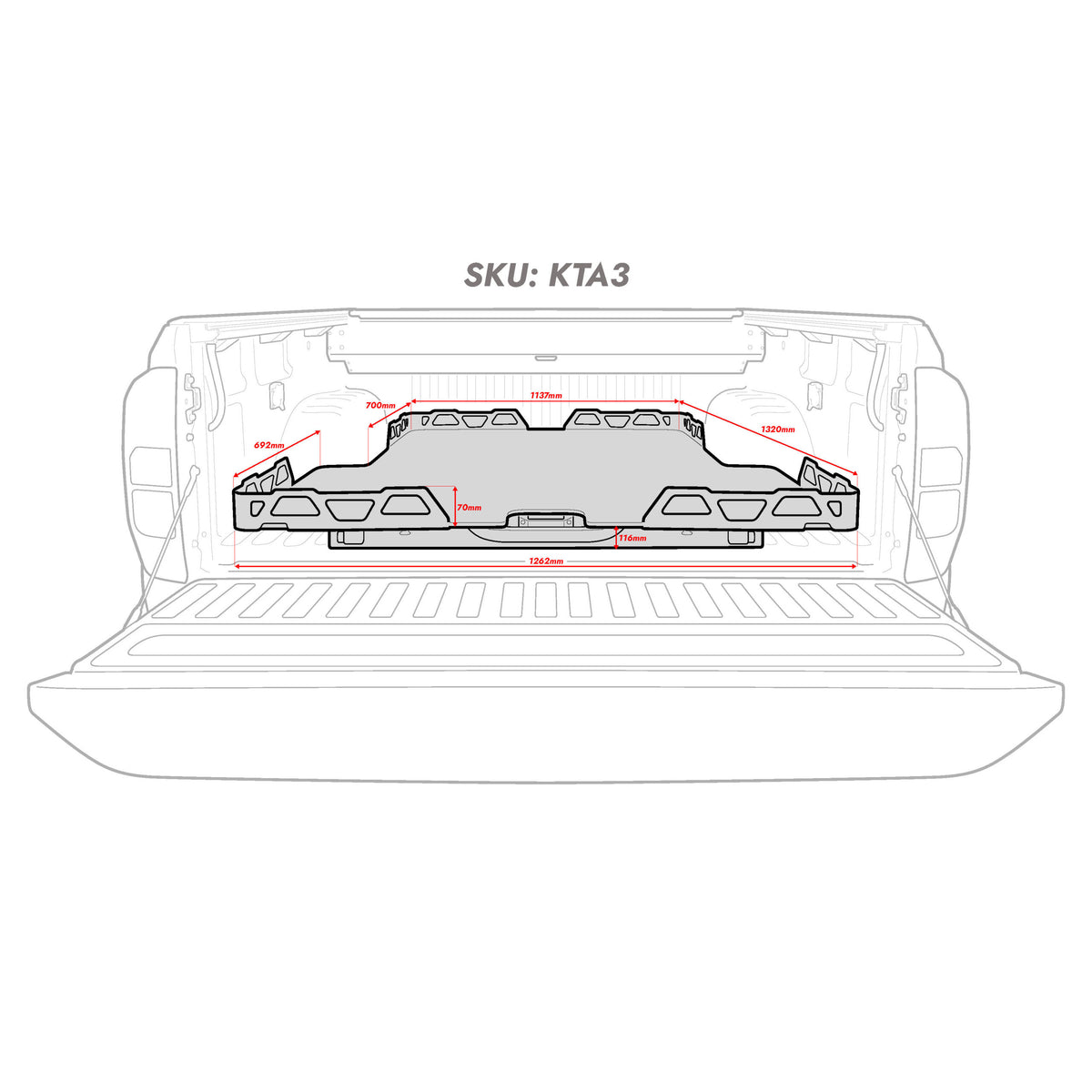 HSP Load Slide Suits Kia Tasman 2025+