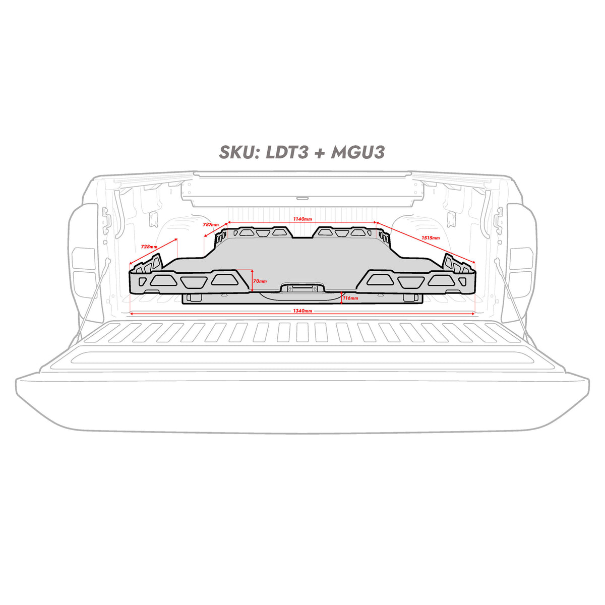 HSP Load Slide Suits LDV Terron 2025+