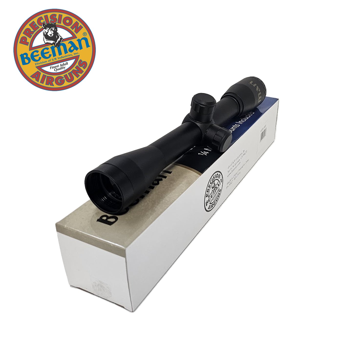 Beeman Air Rifle Scope w Mounts 4x32 -1/4" MOA