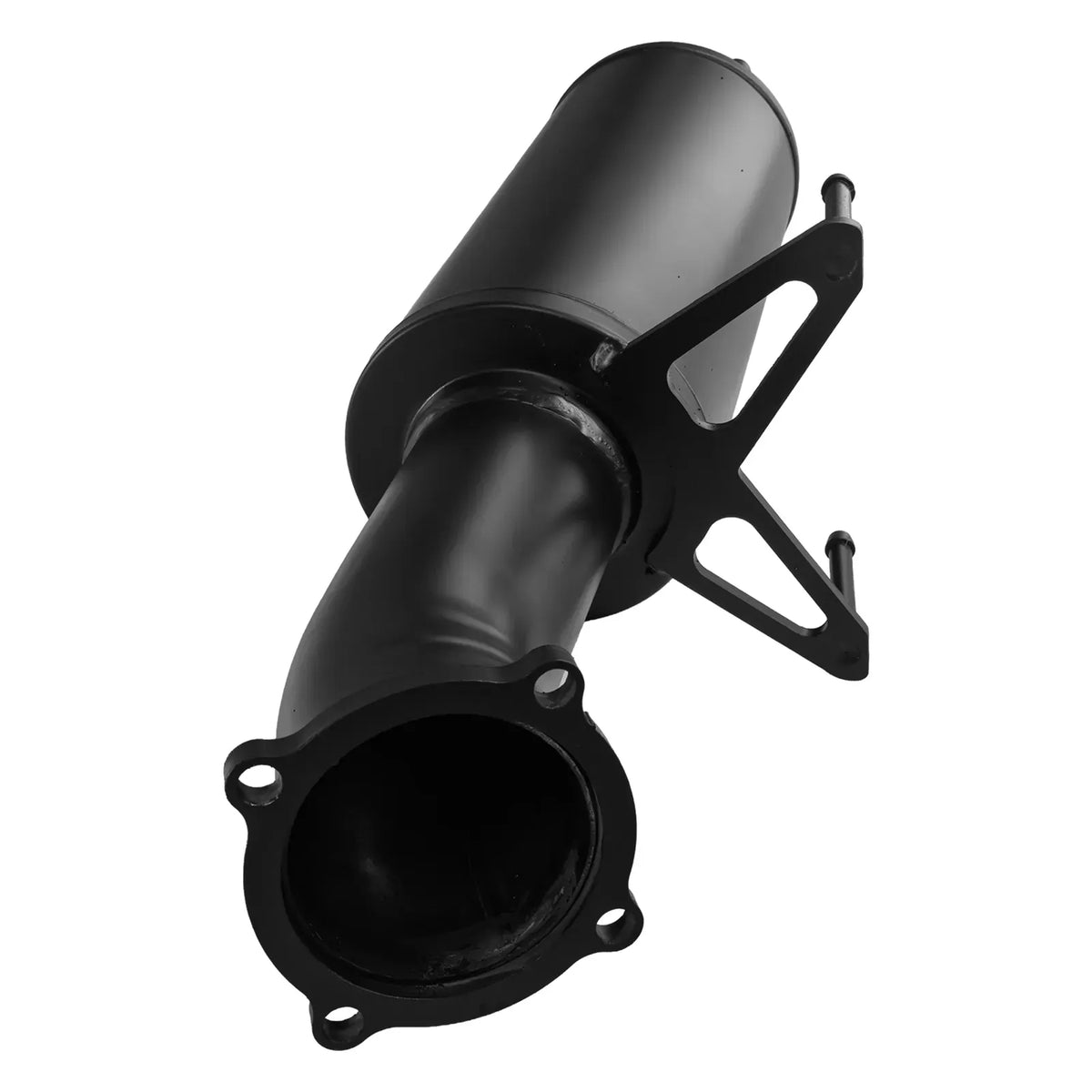 #Black - 409 Stainless Steel, #Muffler, #3.5 Inch
