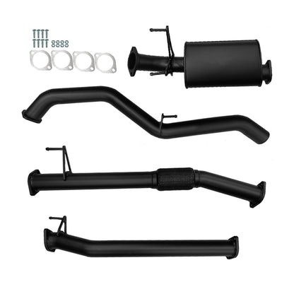 #Black - Aluminised Steel, #Muffler, #3 Inch