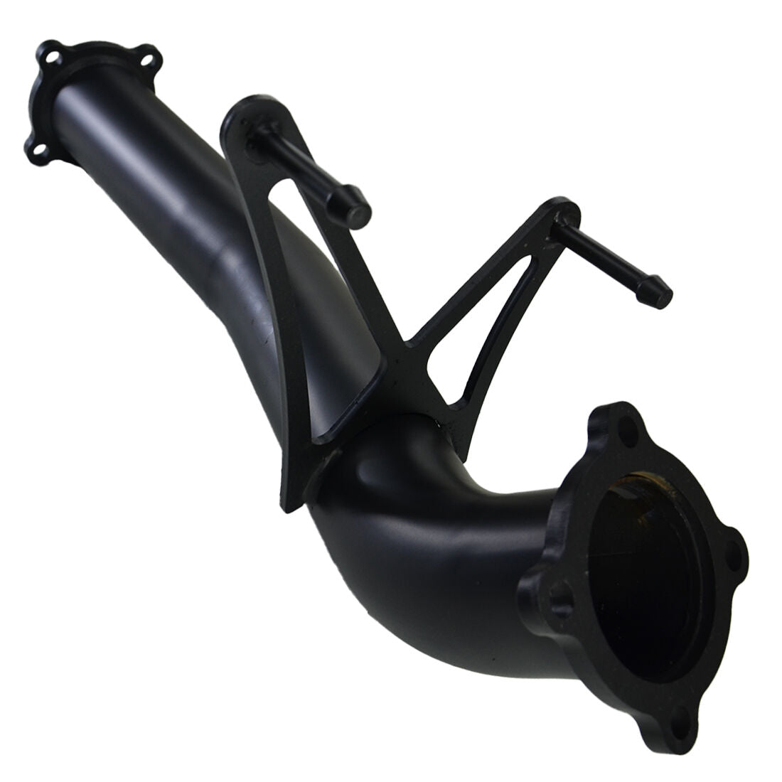 #Black - 409 Stainless Steel, #Pipe Only, #3 Inch