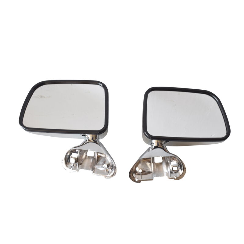 Manual Door Mirror LH+RH Fit For Toyota Hilux 1988-2005 Chrome Pair