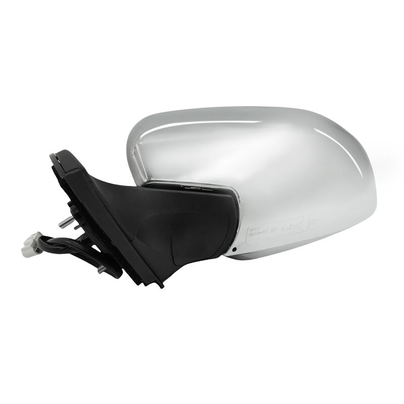 3 Pins Door Mirror Assembly Left Hand Side Chrome Cover Fit For Toyota Prado 120 Series 2002-2009