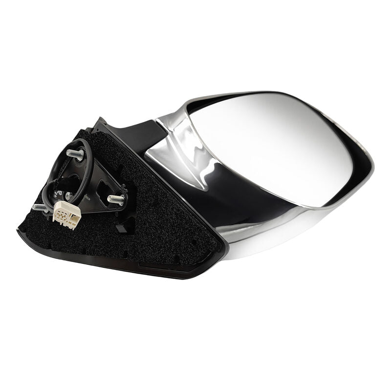 3 Pins Door Mirror Assembly Left Hand Side Chrome Cover Fit For Toyota Prado 120 Series 2002-2009