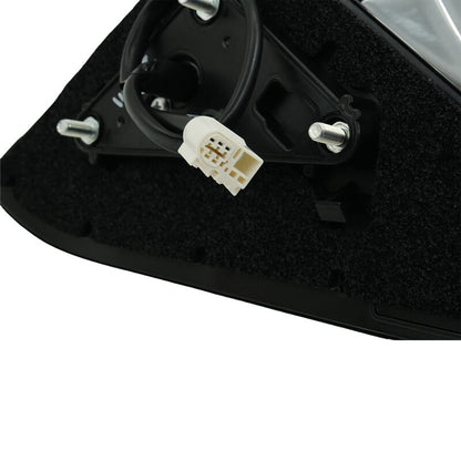 3 Pins Door Mirror Assembly Left Hand Side Chrome Cover Fit For Toyota Prado 120 Series 2002-2009