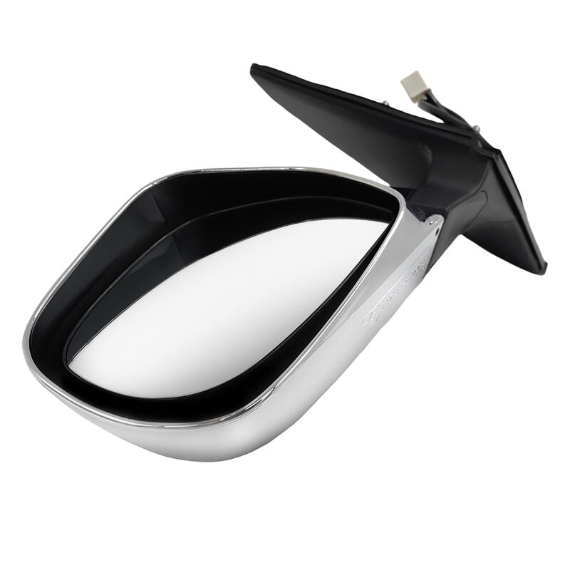 3 Pins Door Mirror Assembly Left Hand Side Chrome Cover Fit For Toyota Prado 120 Series 2002-2009