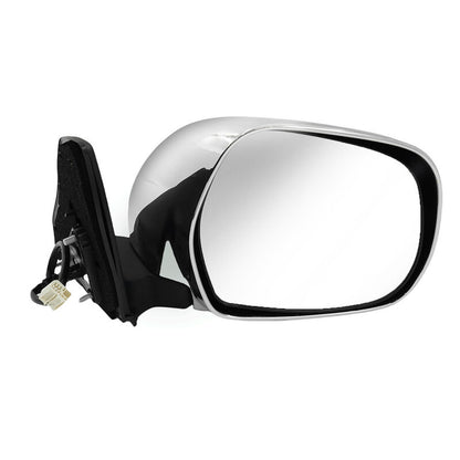 3 Pins Door Mirror Assembly Right Hand Side Chrome Cover Fit For Toyota Prado 120 Series 2002-2009