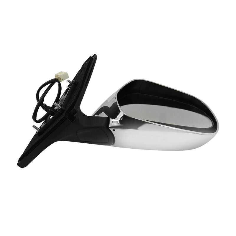 3 Pins Door Mirror Assembly Right Hand Side Chrome Cover Fit For Toyota Prado 120 Series 2002-2009