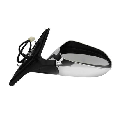 3 Pins Door Mirror Assembly Right Hand Side Chrome Cover Fit For Toyota Prado 120 Series 2002-2009