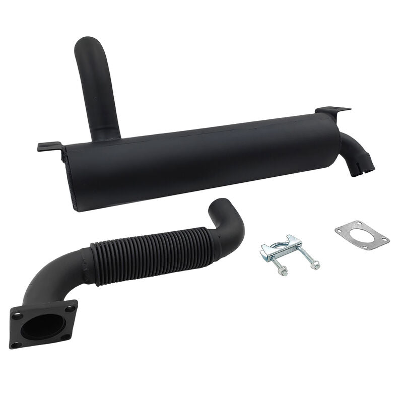 Muffler & Flex Exhaust Pipe Set Fit For Bobcat Skid Steer Loaders S150 S160 S175 S185 S205 For Bobcat Track Loaders T180 T190