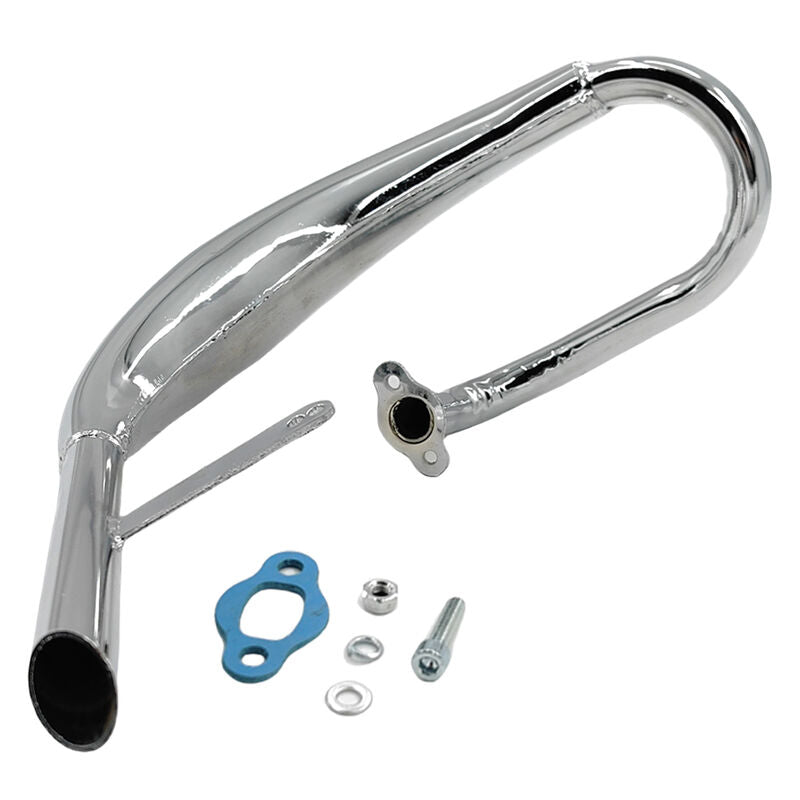 Expansion Chamber Muffler CDH66 2 Stroke Muffler-80cc Fit For Gas Motorized Bicycle
