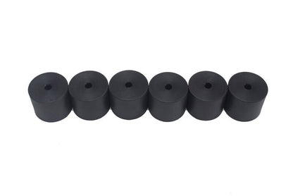 Universal 1'' Polyethylene Body Lift Blocks (70mm Dia x 25mm High x 10mm Holes)
