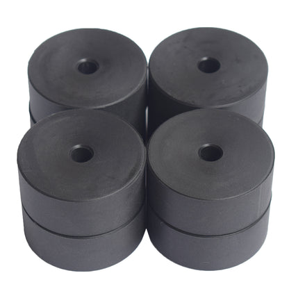 8 Pcs Universal 1'' Polyethylene Body Lift Block 70mm Dia x 25mm High x 10mm Hole