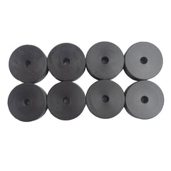 8 Pcs Universal 1'' Polyethylene Body Lift Block 70mm Dia x 25mm High x 10mm Hole