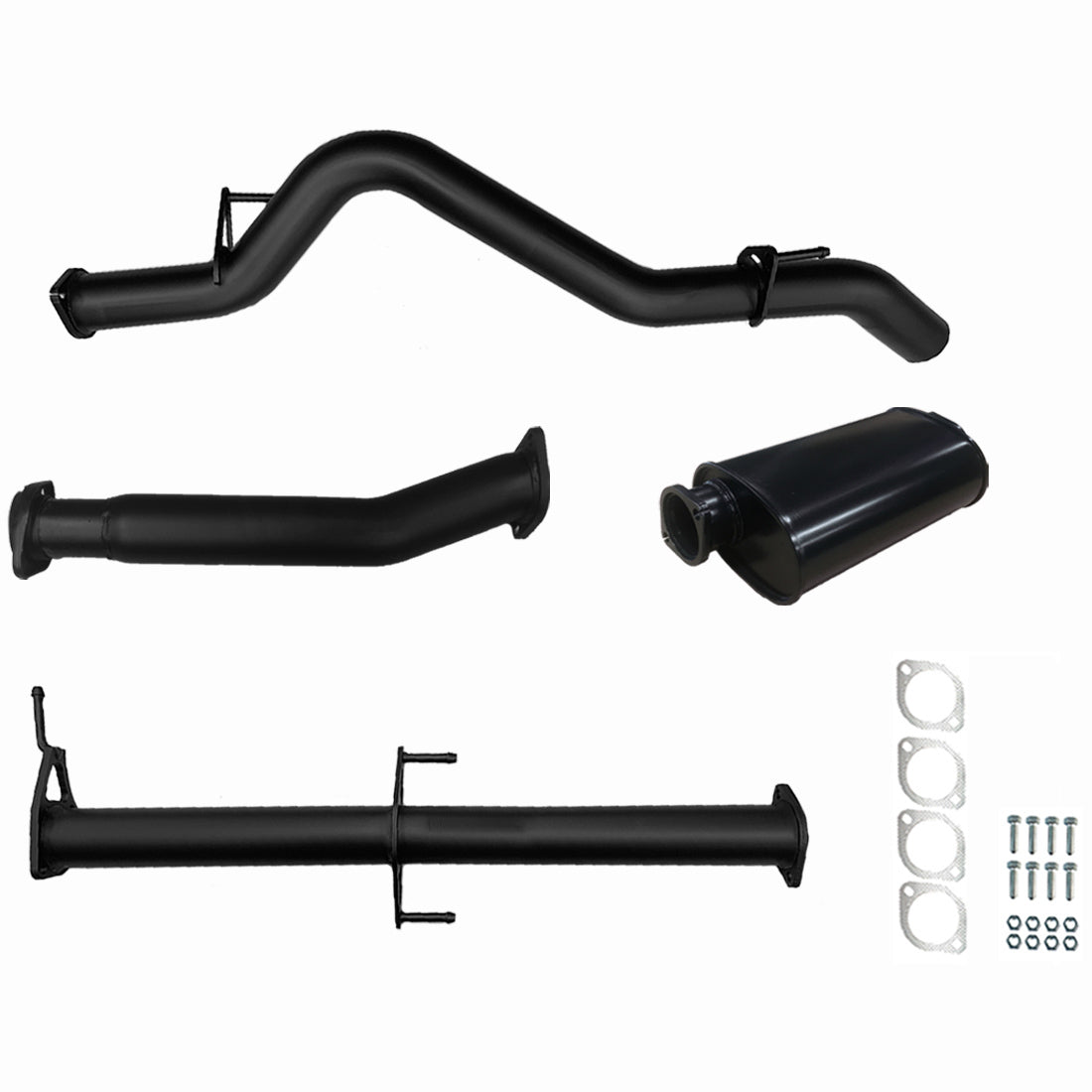 #Black - Aluminised Steel, #Muffler
