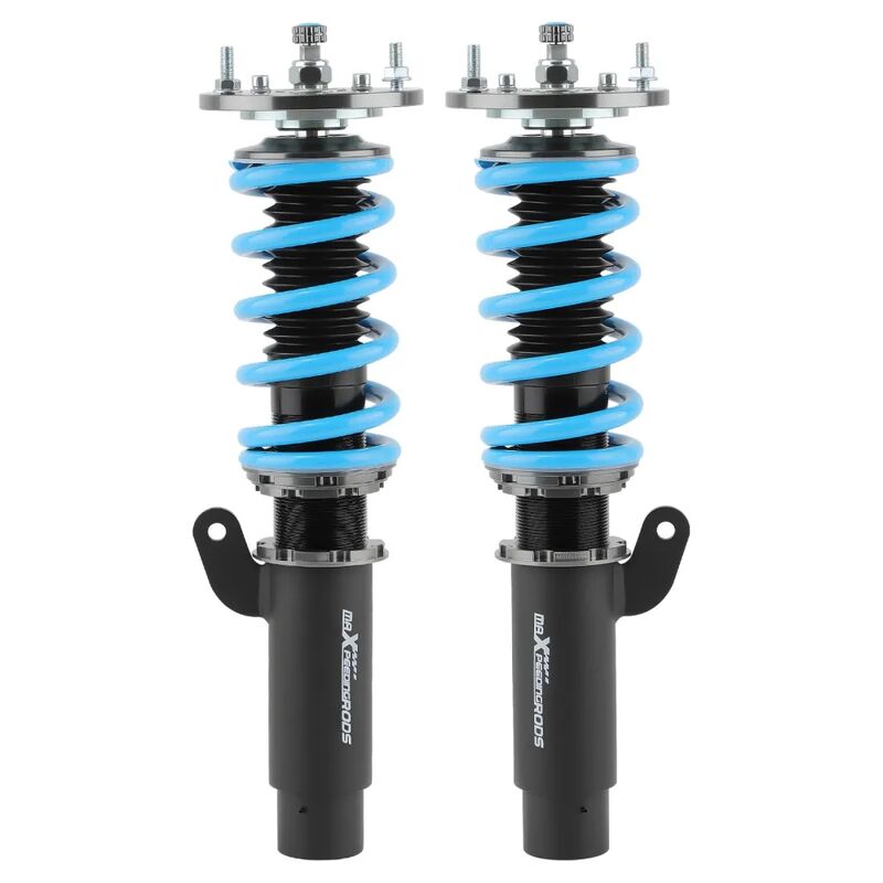 MAX PEEDING RODS 24 Ways Adjustable Damper Spring Coilover Shock Absorbe Kit Fit For BMW E46 3 Series
