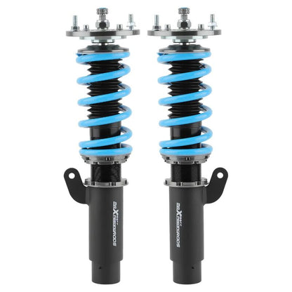 MAX PEEDING RODS 24 Ways Adjustable Damper Spring Coilover Shock Absorbe Kit Fit For BMW E46 3 Series