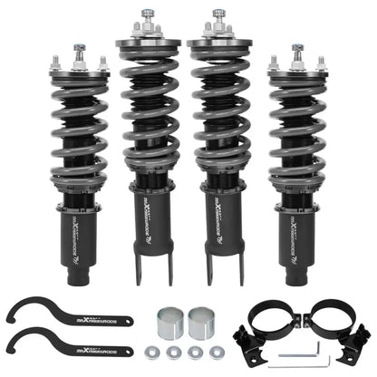 MAX PEEDING RODS 24 Levels Adjustable Coilover Fit For Honda Civic EJ EK EM EK1 EK4 EJ6 1996-2000