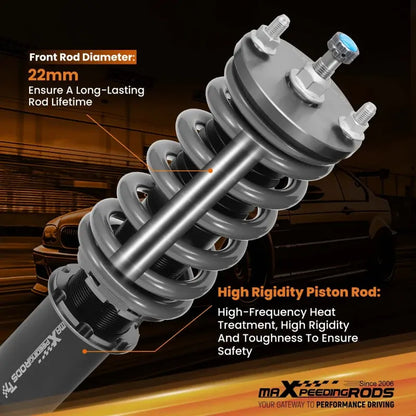 MAX PEEDING RODS 24 Levels Adjustable Coilover Fit For Honda Civic EJ EK EM EK1 EK4 EJ6 1996-2000