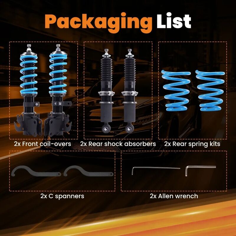 MAX PEEDING RODS 24 Levels Adj. Damper Coilover Kit Fit For Holden VE Commodore Ute Sedan Wagon 2006-2013