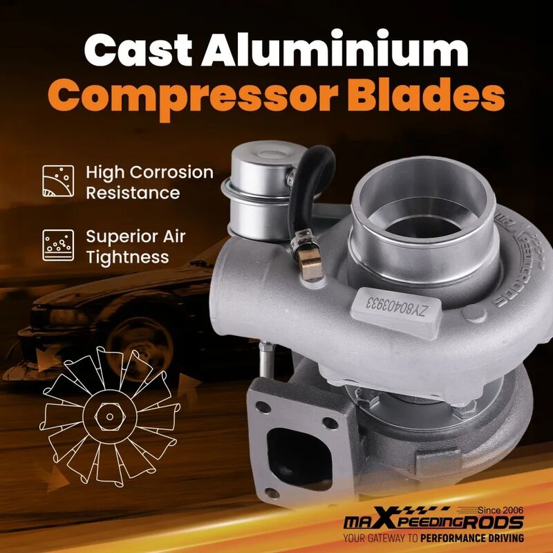 MAX PEEDING RODS Universal GT28 GT2871 Billet Turbocharger For 1.5L-2.0L Water And Oil Cooled
