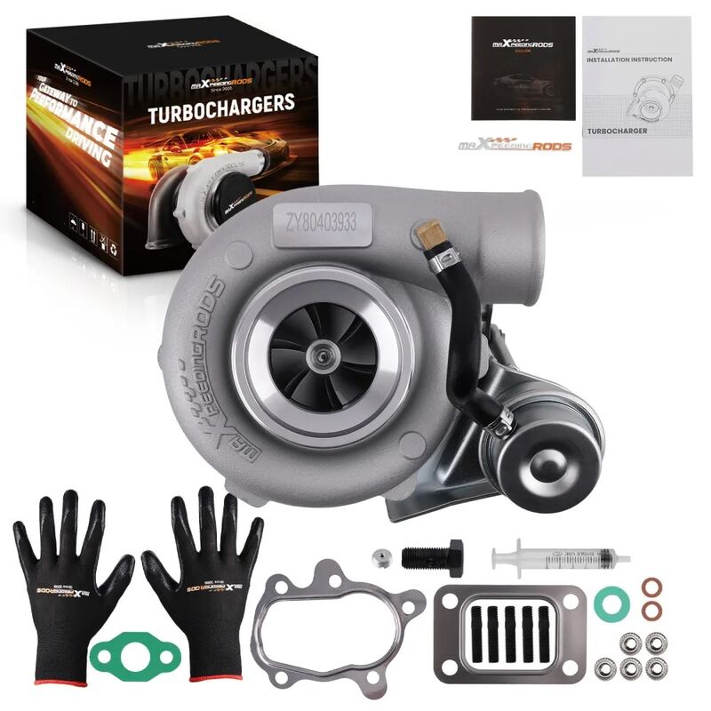 MAX PEEDING RODS Universal GT28 GT2871 Billet Turbocharger For 1.5L-2.0L Water And Oil Cooled