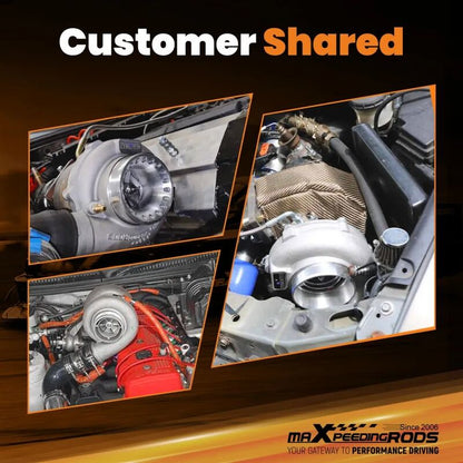 MAX PEEDING RODS Universal GT28 GT2871 Billet Turbocharger For 1.5L-2.0L Water And Oil Cooled