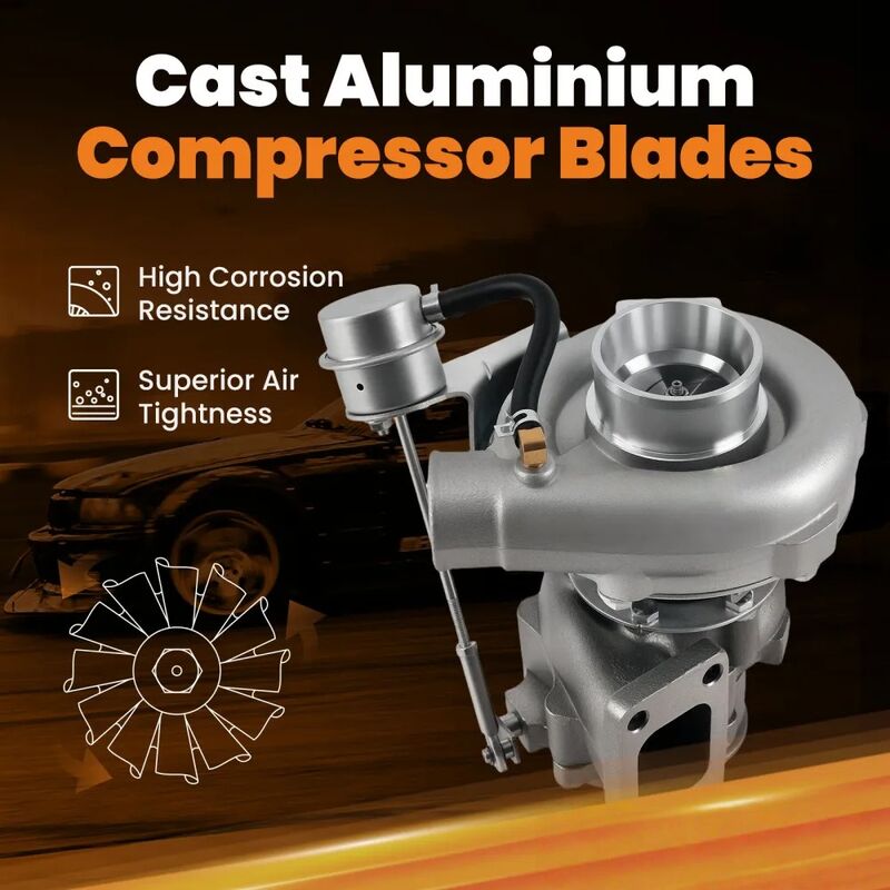 MAX PEEDING RODS Universal Billet Turbocharger T3 Flange V-Band For 1.5-2.5L 4/6 Cyl 420HP