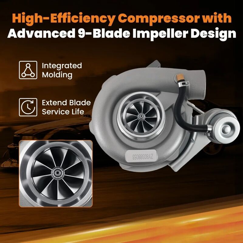 MAX PEEDING RODS Universal Billet Turbocharger T3 Flange V-Band For 1.5-2.5L 4/6 Cyl 420HP