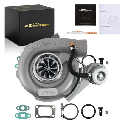 MAX PEEDING RODS Universal Billet Turbocharger T3 Flange V-Band For 1.5-2.5L 4/6 Cyl 420HP