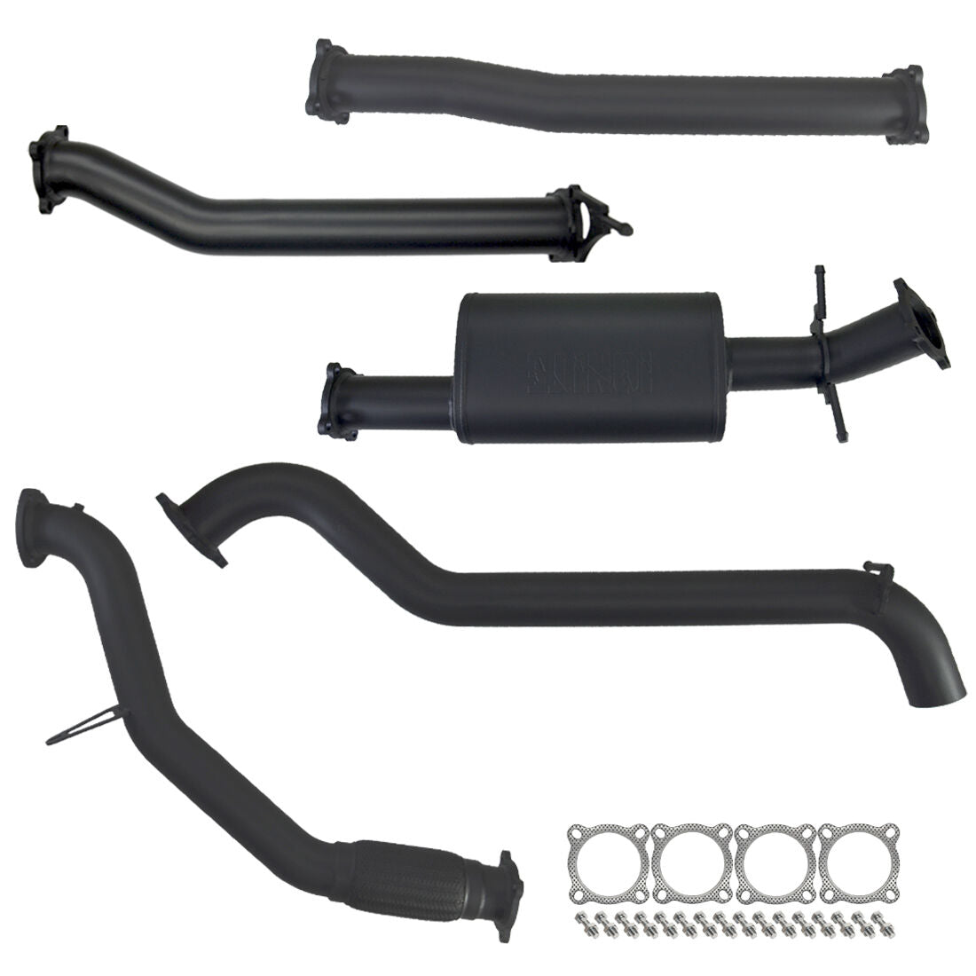 Mazda BT50 Exhaust 2.2L 3" Turbo Back Systems