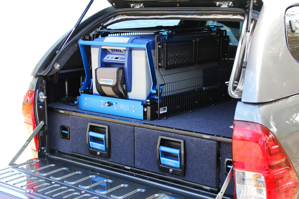 MSA HILUX 7TH GEN COMPLETE DUAL STORAGE DRAWER SYSTEM - E1350-HILUX7-COM