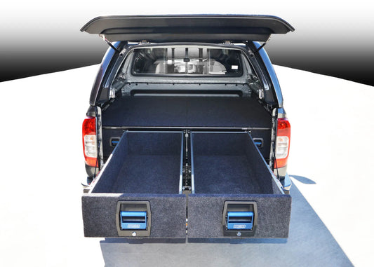 MSA NAVARA NP300 COMPLETE DUAL STORAGE DRAWER SYSTEM - E1350-NAV300-COM