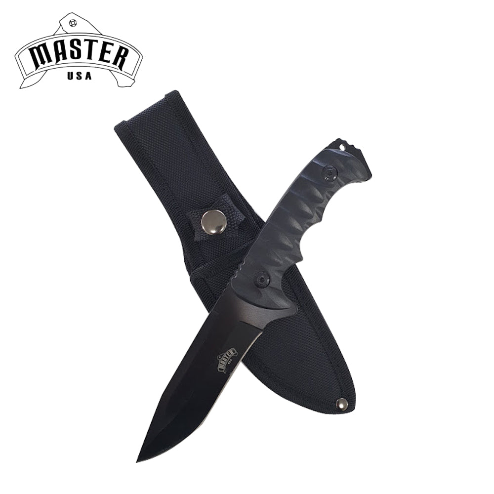 Master Black Rubber Non-Slip Knife