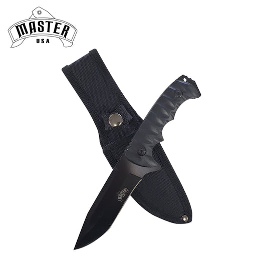 Master Black Rubber Non-Slip Knife