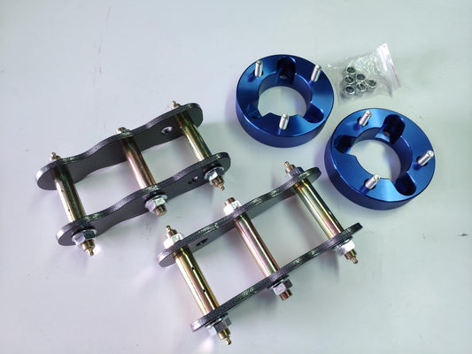 2" LIFT KIT COIL SPACERS GREASABLE EXTENDED SHACKLES FOR TOYOTA HILUX 2005-2014