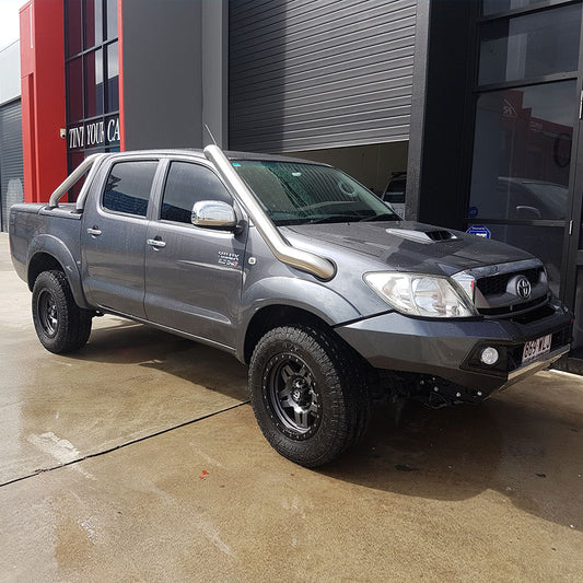 Toyota Hilux N70 (Long) DUAL 4″ Stainless Steel Snorkel Kit