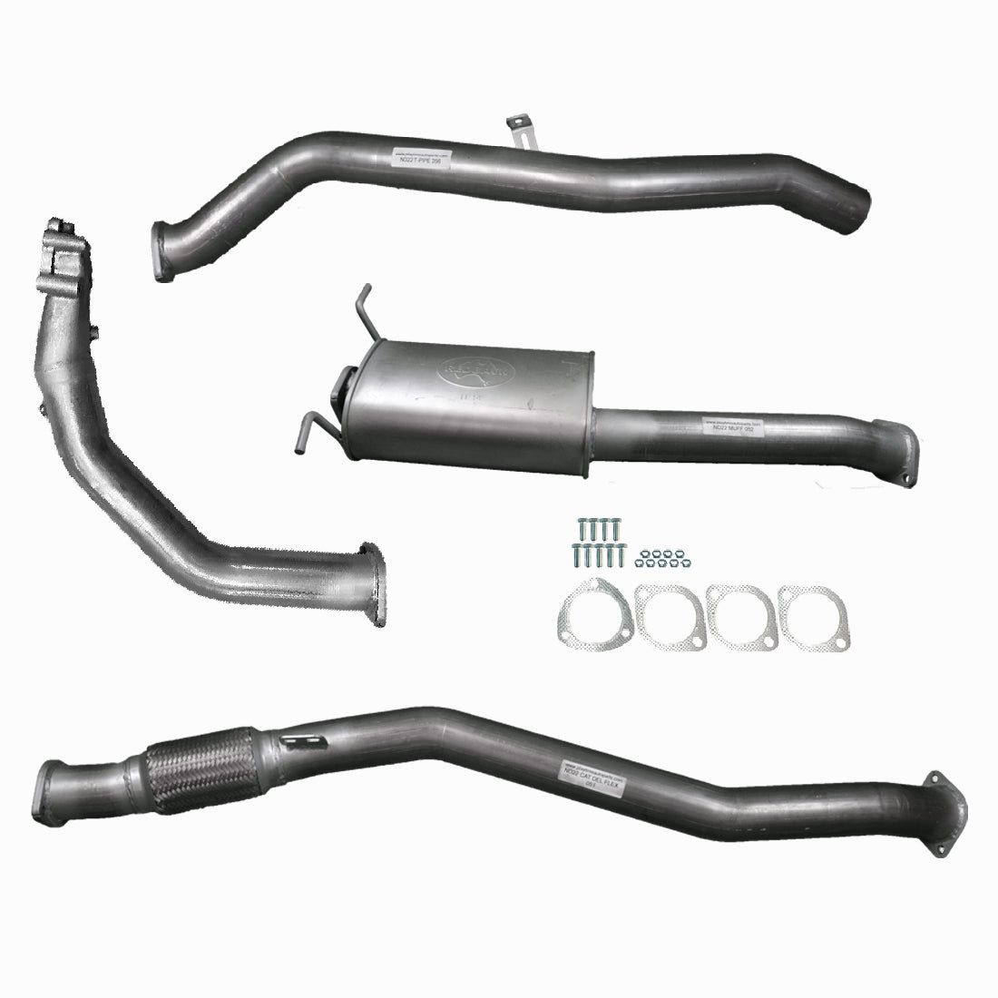 Nissan D22 Navara Exhaust 2.5L 3" Systems