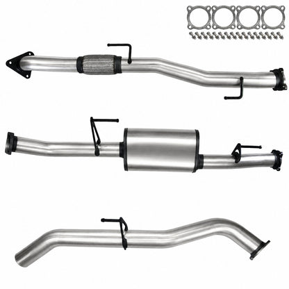 Nissan D40 Navara Exhaust V6 V9X TD 3" Dump Pipe Back Systems