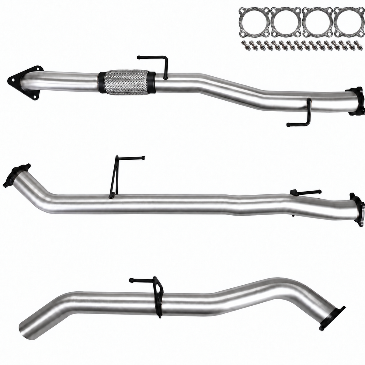Nissan D40 Navara Exhaust V6 V9X TD 3" Dump Pipe Back Systems