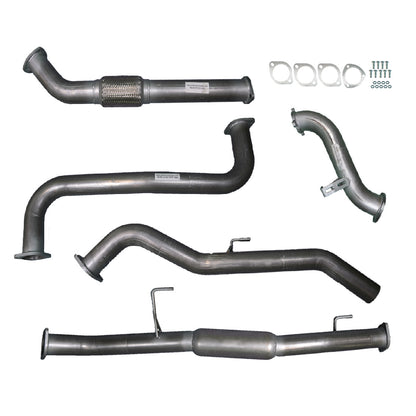 Nissan D40 Navara Exhaust 2.5L Manual Turbo Back 3" Systems