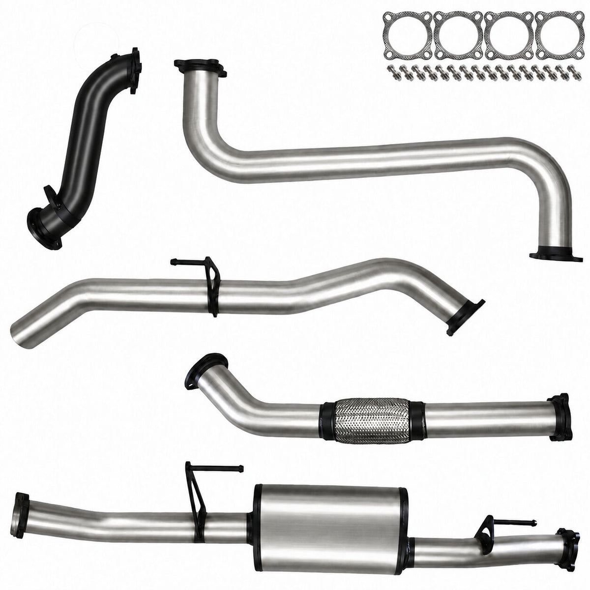 Nissan D40 Navara Exhaust 2.5L Manual Turbo Back 3" Systems