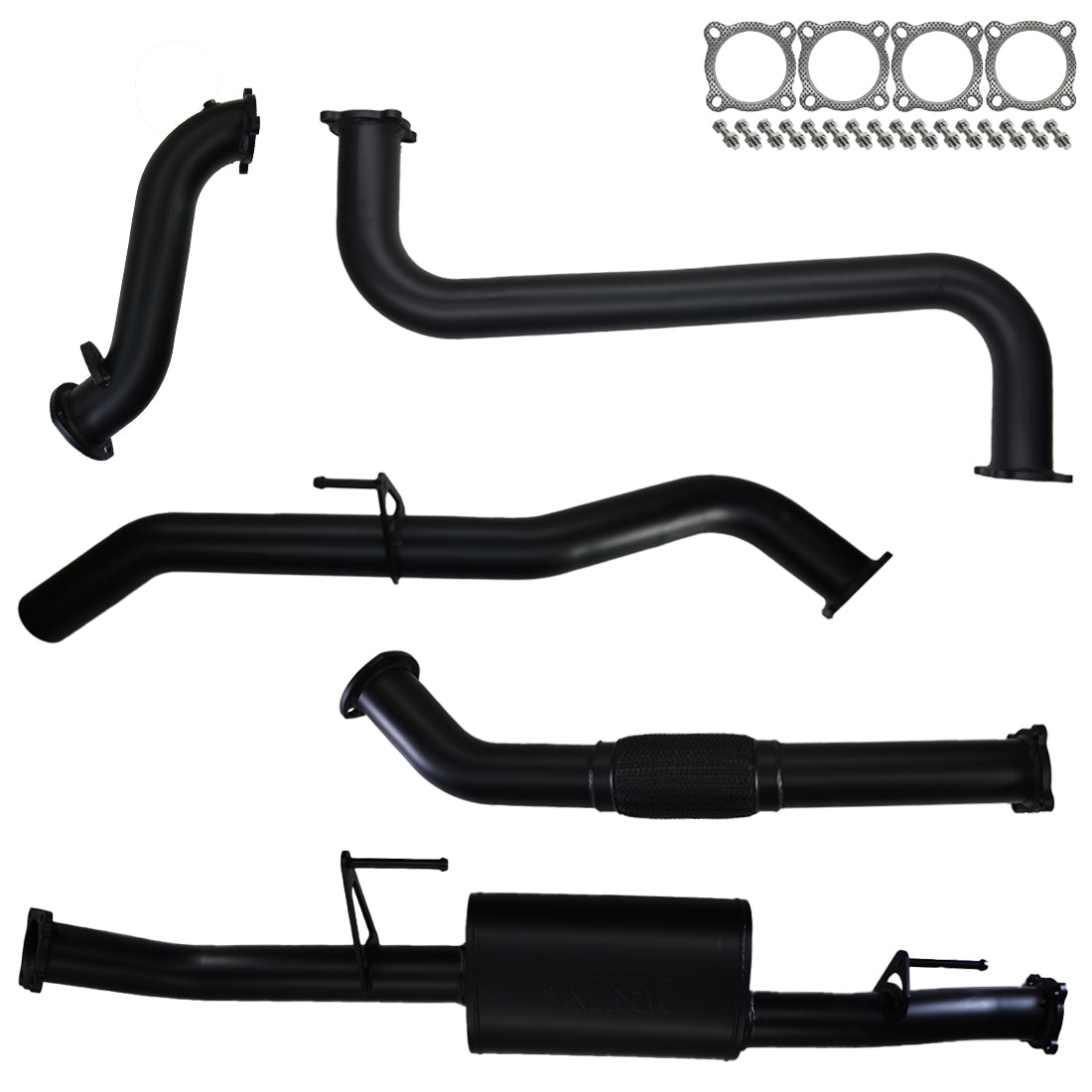 #Black - 409 Stainless Steel, #No Cat & Muffler