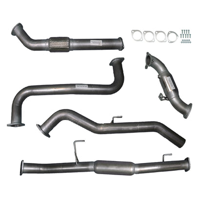 Nissan D40 Navara Exhaust 2.5L Manual Turbo Back 3" Systems